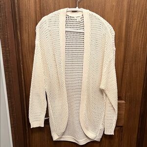 UpWest Women's Cream Knit Cardigan